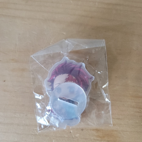 Demon Slayer TANJIRO KAMADO Acrylic Stand Keychain Pin - Picture 8 of 8